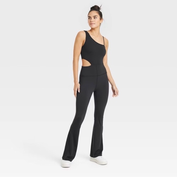 JoyLab Pants - Joylab One Shoulder Cut Out Jumpsuit